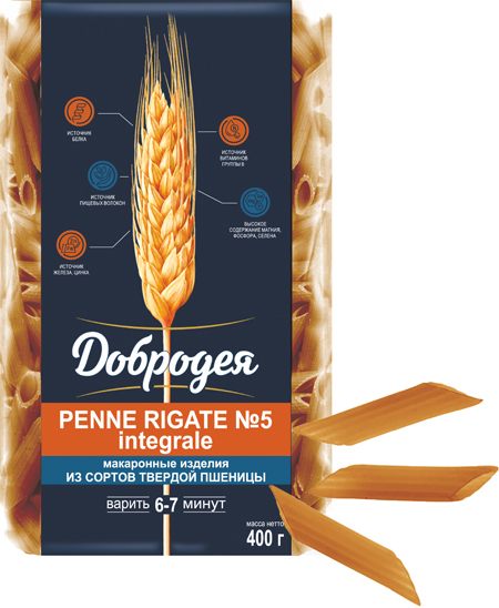 penne rigate № 5 integrale